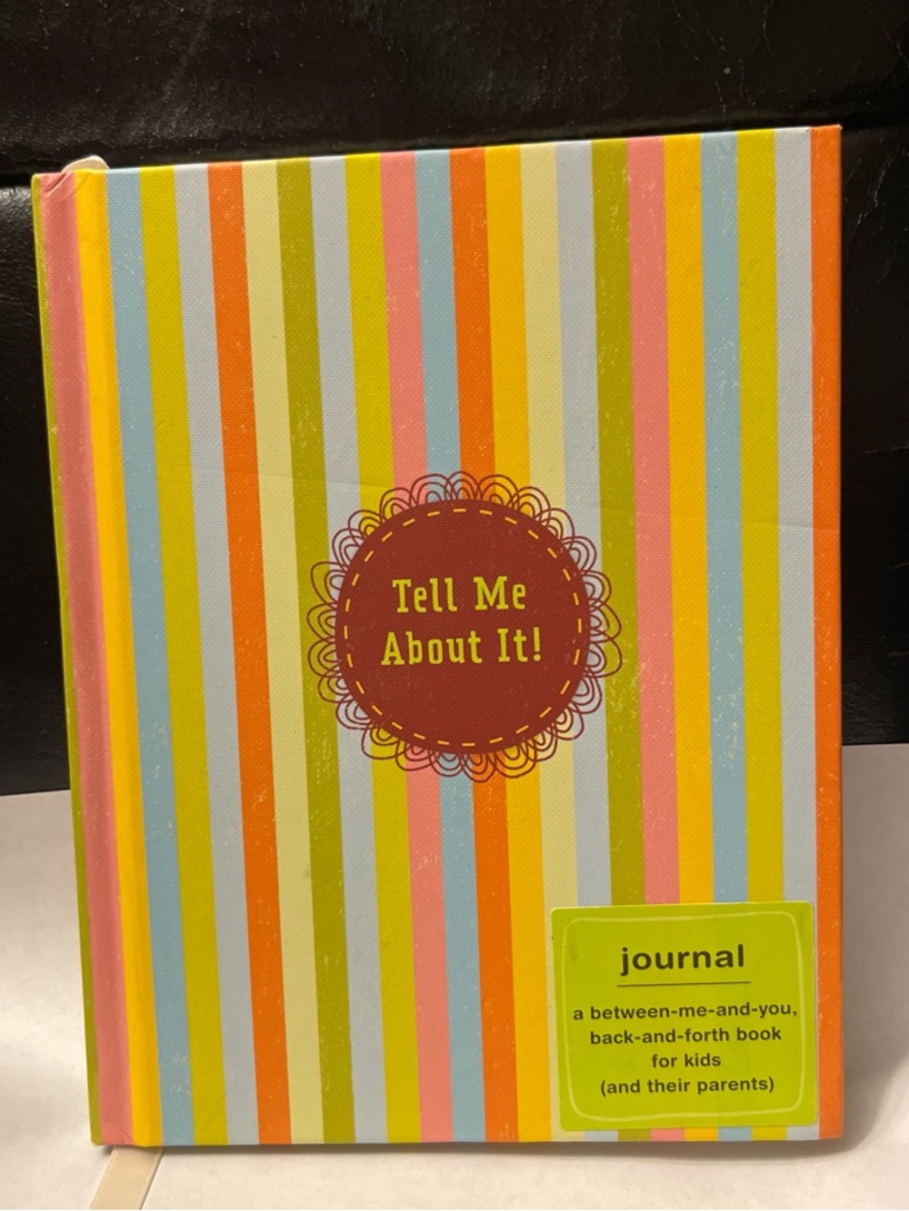 Tell Me About It! Striped Journal
